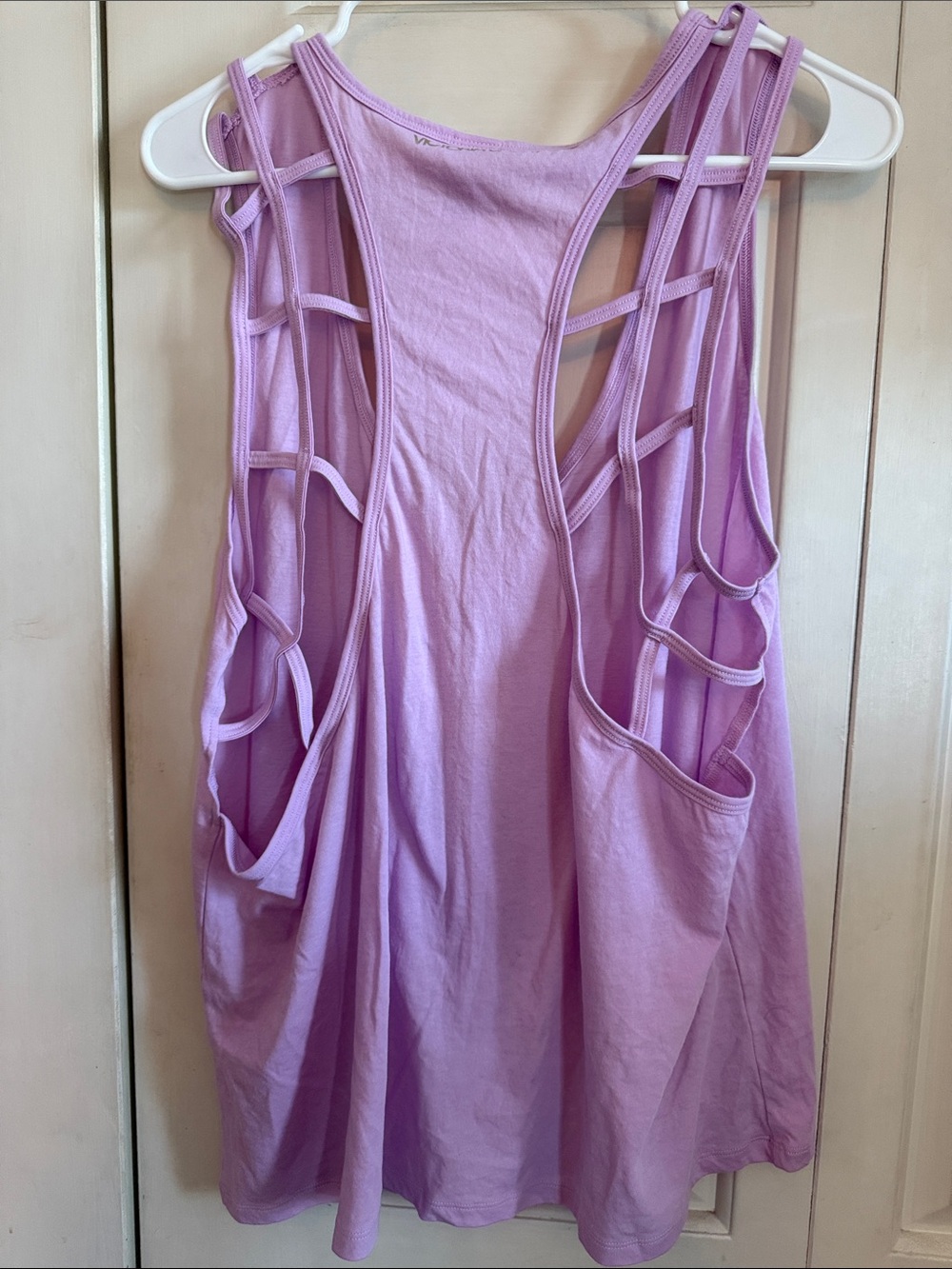 Victoria's Secret Light Purple Scoop Neck Tank with Racerback Strap - Picture 3 of 3